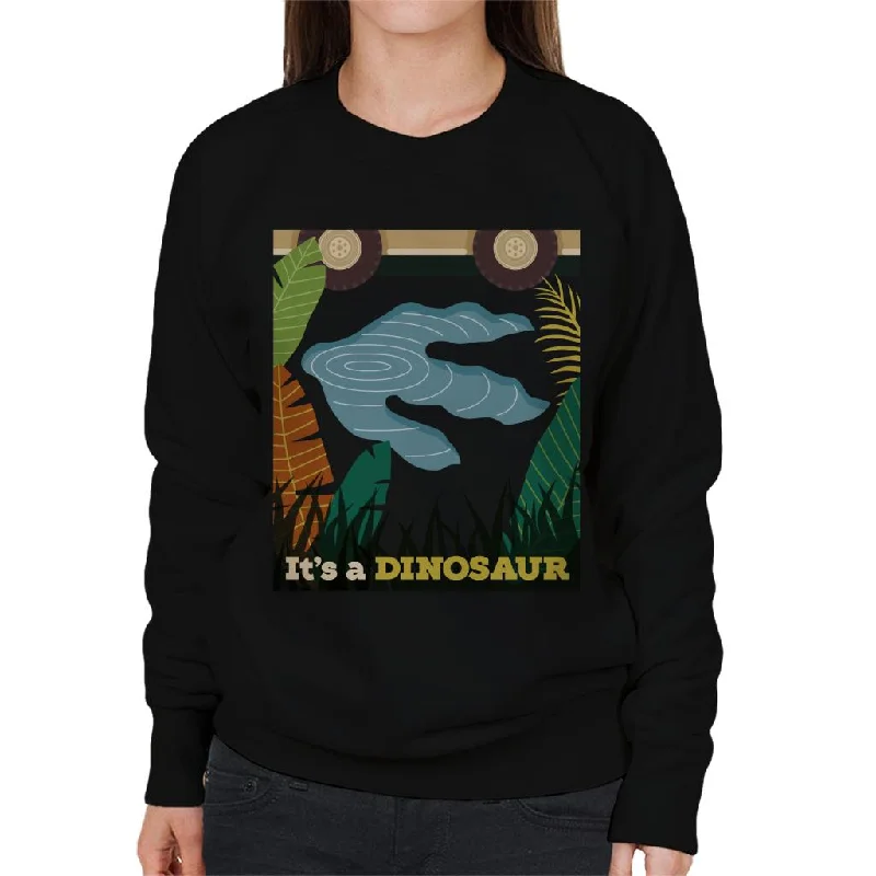 Shop and Save cool workout sweatshirtJurassic Park Its A Dinosaur Footprint Women's Sweatshirt Shop and Save cool workout sweatshirtJurassic Park Its A Dinosaur Footprint Women's Sweatshirt