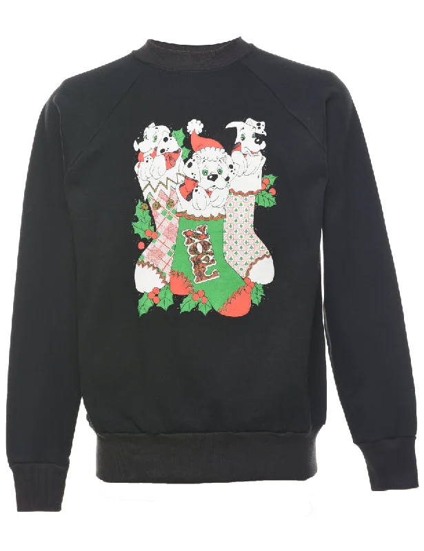 Blowout Sale insulated coatNoel Animal Design Christmas Sweatshirt - M
