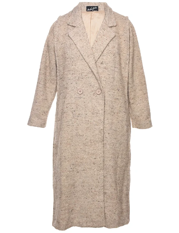 Exclusive Preview trendy bomber coatDouble Breasted Wool Coat - M