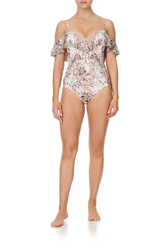 Savings Spectacular FRILL OVER SHOULDER ONE PIECE TALES OF TALITHA