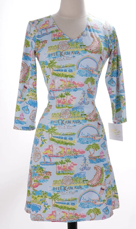Super Sale boho dressboho dressKalei Smith Long Sleeve V-Neck Dress - Hawaii - Size X-Small (final sale item)