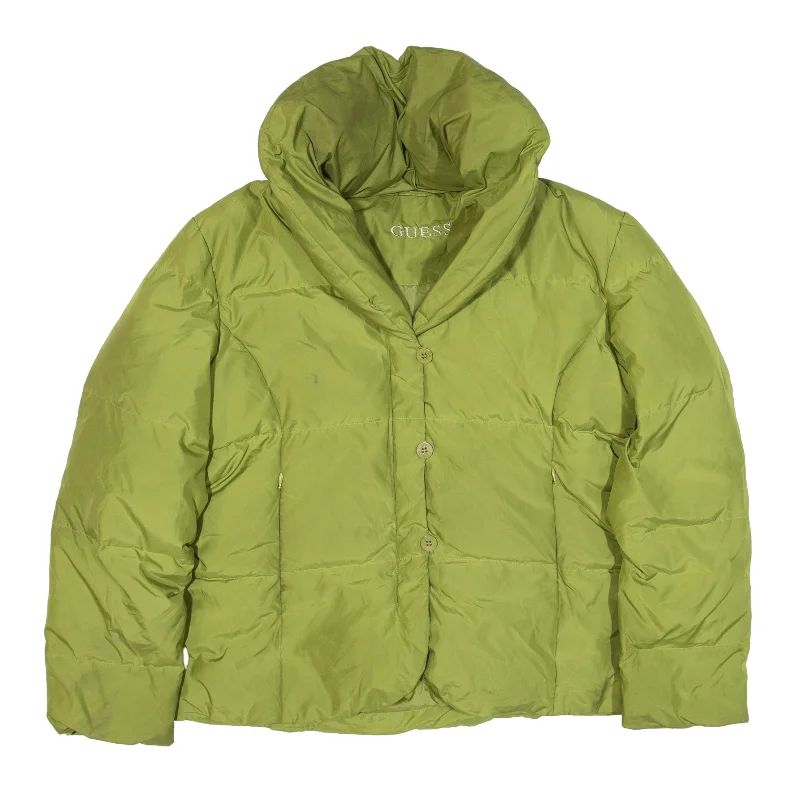 Loyalty Reward cold weather coatGUESS Insulated Puffer Jacket Green Womens L