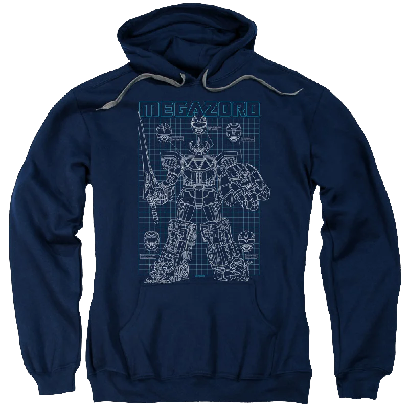 Crazy Deals fleece-lined hoodieMighty Morphin Power Rangers Mega Plans - Pullover Hoodie