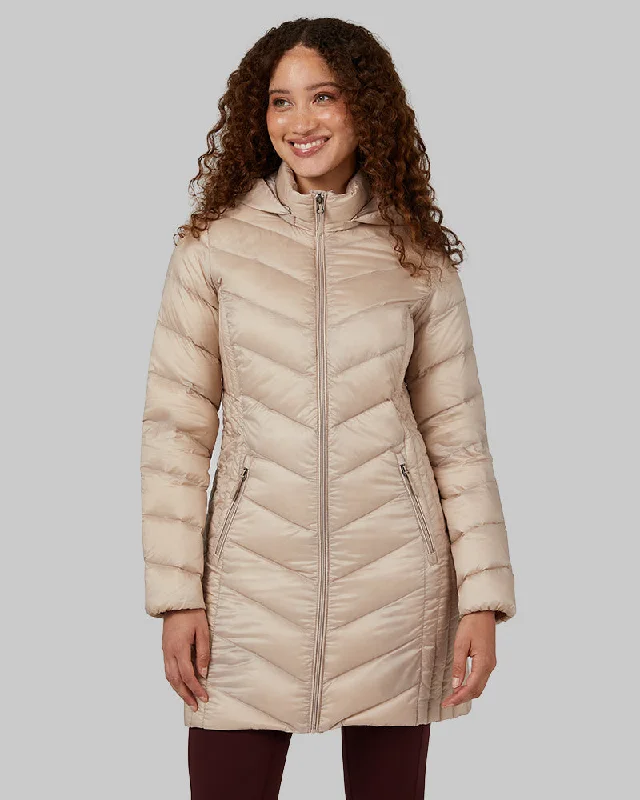 Don’t Miss Out vintage coatWOMEN'S ULTRA-LIGHT DOWN PACKABLE 3/4 JACKET