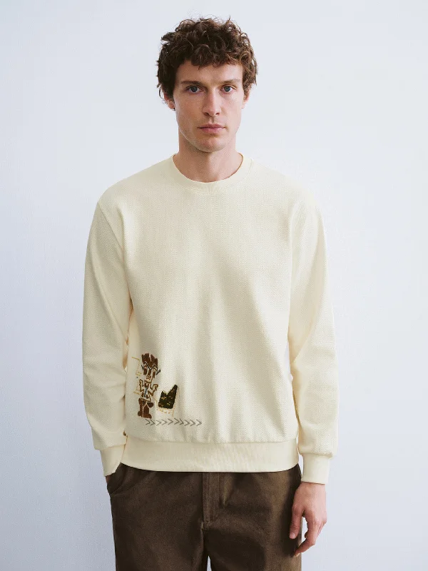 Special Promotion Printed Crew Neck Sweatshirt