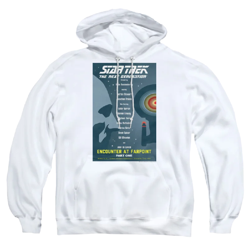 Deal Zone minimalist hooded sweatshirtStar Trek The Next Generation Tng Season 1 Episode 1 - Pullover Hoodie