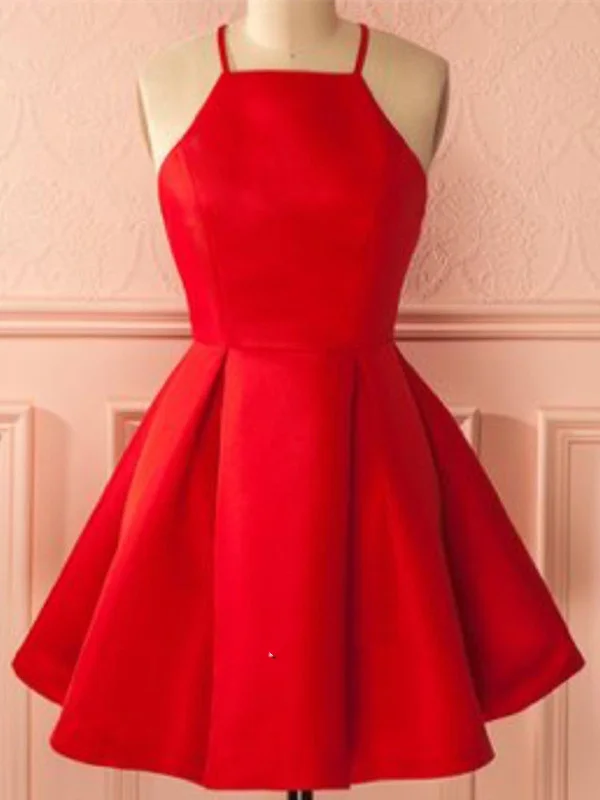 Fantastic Offers floral dressfloral dressUnique Cute Short Red Prom Dresses, Cute Red Homecoming Dresses, Popular Graduation Dresses