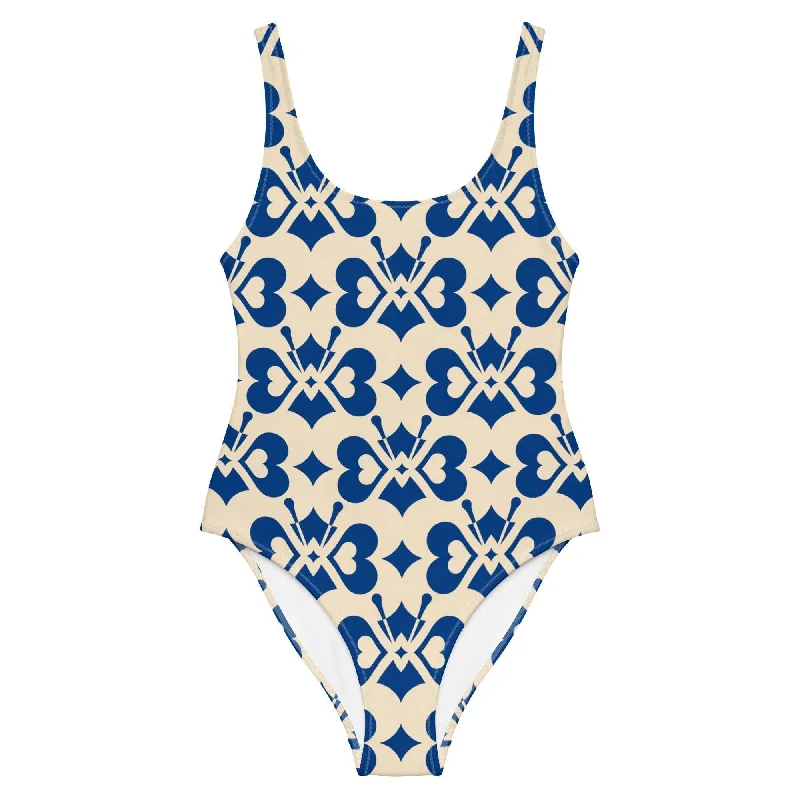 Hurry In LOVE BUTTERFLY bluelight - One-Piece Swimsuit