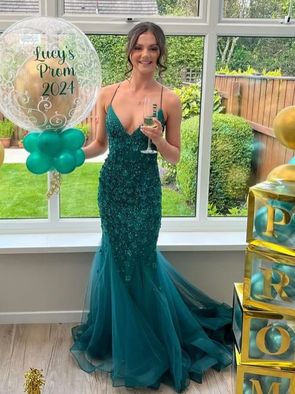 Stock Clearance satin dresssatin dressV Neck Mermaid Green Lace Long Prom Dresses, Green Lace Formal Dresses, Long Green Evening Dresses SP3050 Stock Clearance satin dresssatin dressV Neck Mermaid Green Lace Long Prom Dresses, Green Lace Formal Dresses, Long Green Evening Dresses SP3050