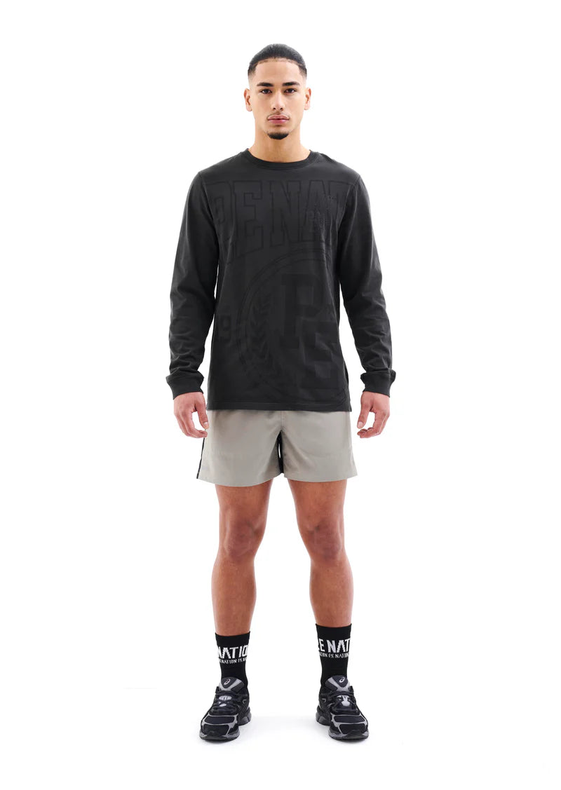 Savings Bonanza fashionable workout wearACE HIGH LS TEE IN BLACK