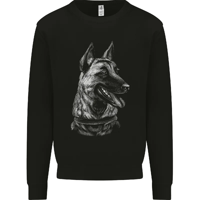 Low Prices warm athletic hoodieA Malinois Belga Dog Mens Sweatshirt Jumper