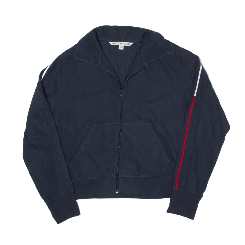 Fantastic Offers tailored blazer coatTOMMY HILFIGER Track Jacket Blue Womens XL