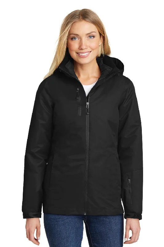 Lowest Price fashionable quilted coatPort Authority Womens Vortex 3-in-1 Waterproof Full Zip Hooded Jacket - Black Lowest Price fashionable quilted coatPort Authority Womens Vortex 3-in-1 Waterproof Full Zip Hooded Jacket - Black