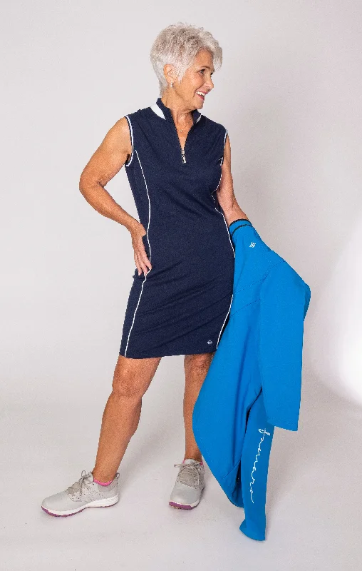 Daily Specials structured dressstructured dressFamara Sleeveless Structured Dress - Navy