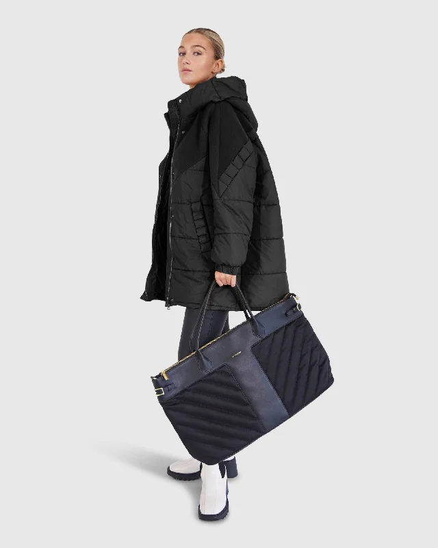 Super Bargain lightweight coatSay It Again Quilted Jacket - Black
