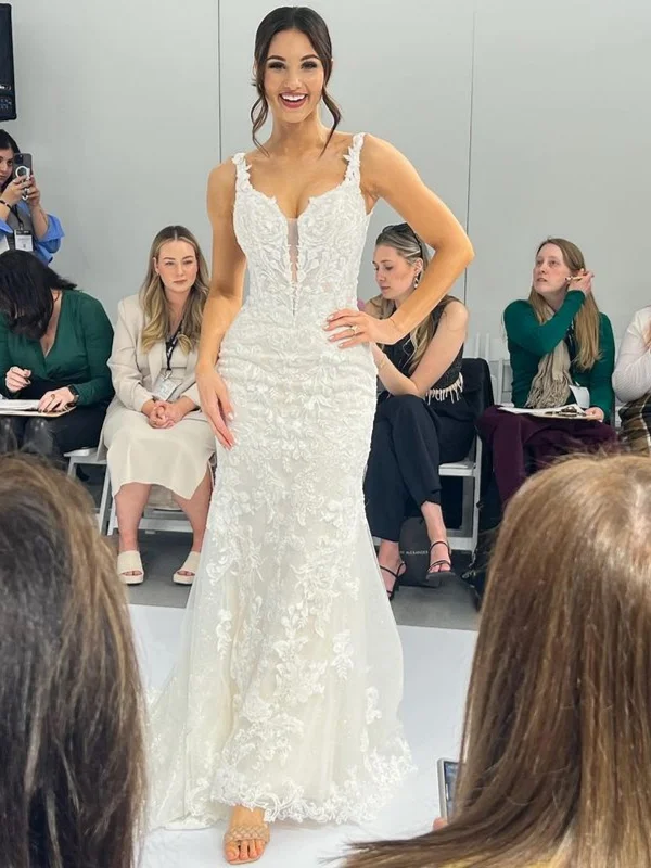 Super Deal backless dressbackless dressV Neck Mermaid White Lace Long Prom Dresses, Mermaid White Formal Dresses, White Lace Evening Dresses SP2965 Super Deal backless dressbackless dressV Neck Mermaid White Lace Long Prom Dresses, Mermaid White Formal Dresses, White Lace Evening Dresses SP2965