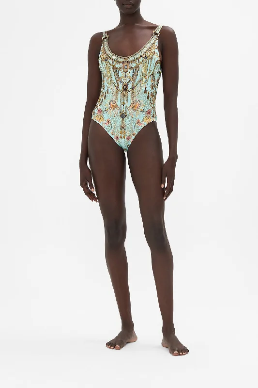 Special Discount SCOOP ONE PIECE WITH TRIMS ADIEU YESTERDAY