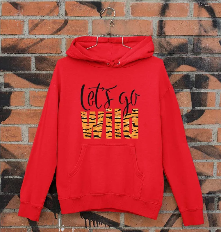 Closeout comfortable fleece hoodieLets Go Wild Unisex Hoodie for Men/Women