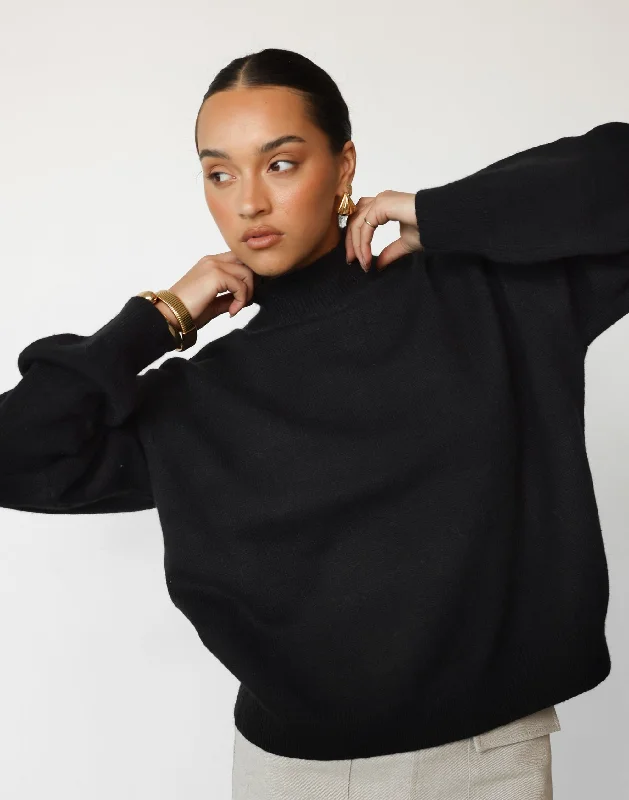 Big Discounts Adrianah Knit Jumper (Black)