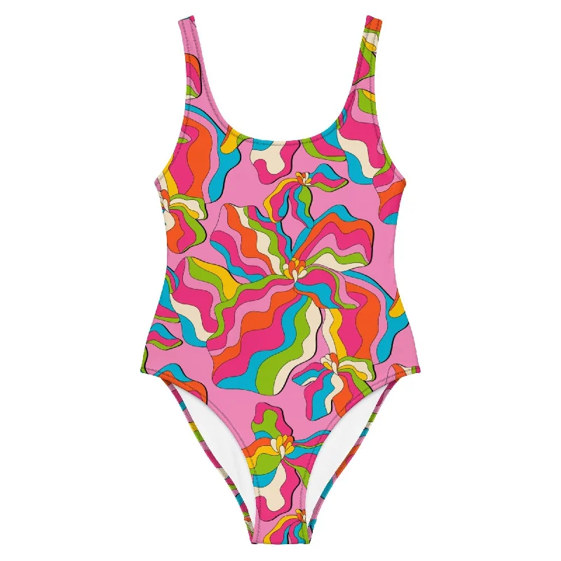 Bonus Savings SASSY IRIS pink - One-Piece Swimsuit