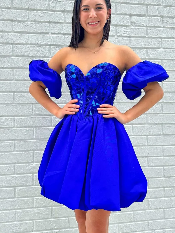 Savings Bonanza mini dressmini dressStrapless Mirror Sequins Royal Blue Short Prom Dresses, Royal Blue Mirror Sequins Homecoming Dresses, Royal Blue Formal Graduation Evening Dresses SP2784 Savings Bonanza mini dressmini dressStrapless Mirror Sequins Royal Blue Short Prom Dresses, Royal Blue Mirror Sequins Homecoming Dresses, Royal Blue Formal Graduation Evening Dresses SP2784
