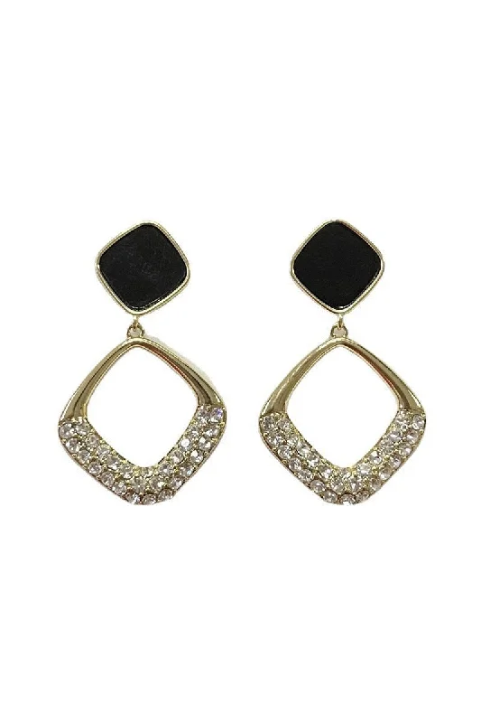 comfy dressGeometric diamond diamond earrings drop 649850728738