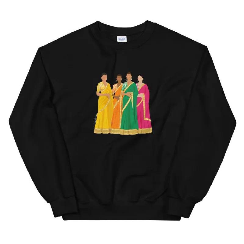 workout-ready hoodieDesi Aunties Sweatshirt