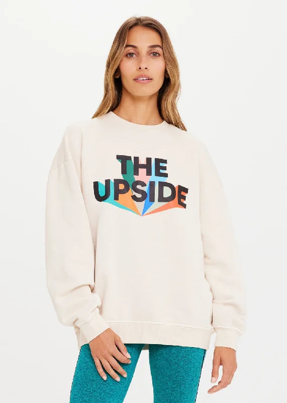 Huge Savings trendy fitness sweatshirtINFINITE SATURN CREW