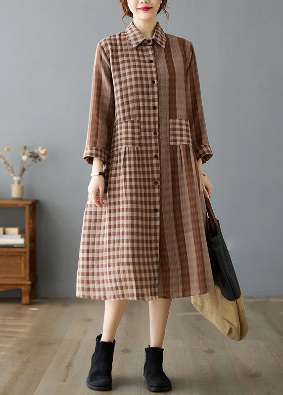 Savings Event satin midi dresssatin midi dressBlack Plaid Button Cotton Dress Asymmetrical Spring Savings Event satin midi dresssatin midi dressBlack Plaid Button Cotton Dress Asymmetrical Spring