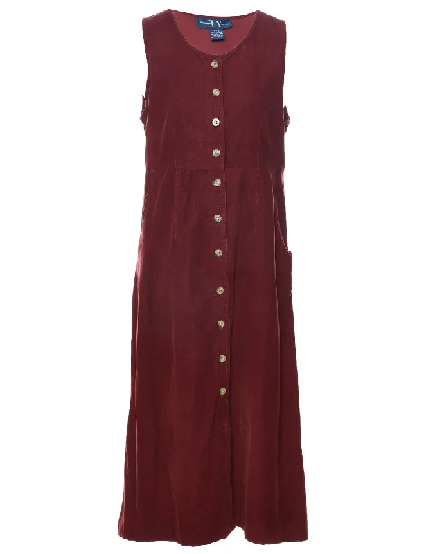Amazing Deals long-sleeve winter jacketCorduroy Dress - S