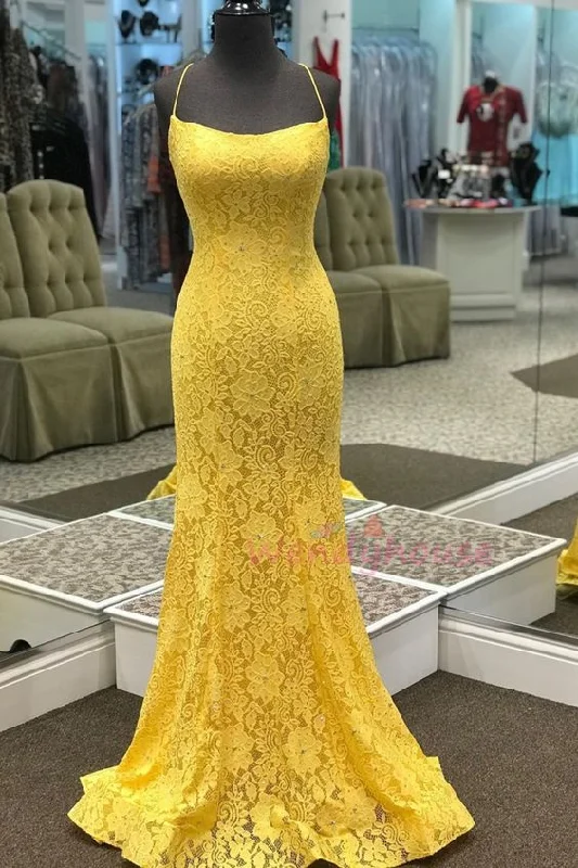 Reduced Prices midi dressmidi dressFitted Criss Cross Back Petite Yellow Prom Dress