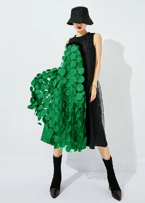 Daily Deals floral wrap dressfloral wrap dressBohemian Black-Green Dot Asymmetrical Patchwork Wrinkled Tulle Maxi Dress Sleeveless Daily Deals floral wrap dressfloral wrap dressBohemian Black-Green Dot Asymmetrical Patchwork Wrinkled Tulle Maxi Dress Sleeveless