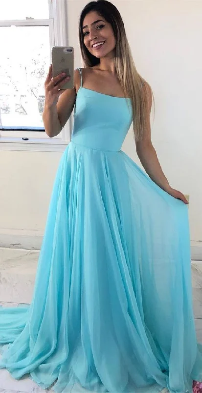 Steals and Deals casual midi dresscasual midi dressSimple Long Ice Blue Prom Dress