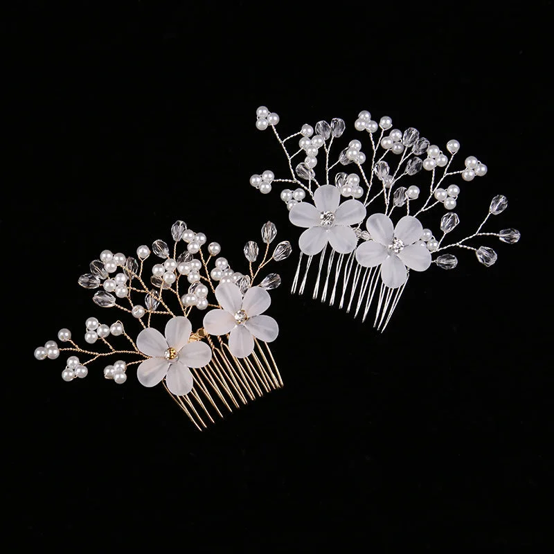 Sale Event backless dressbackless dressBridal headwear Pearl hair comb Wedding bridal accessories with comb Accessorized multicolor headwear 601413822086