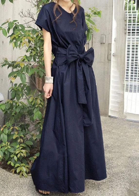 Super Sale wool dresswool dressNavy Patchwork Cotton Long Dresses V Neck Wrinkled Summer Super Sale wool dresswool dressNavy Patchwork Cotton Long Dresses V Neck Wrinkled Summer