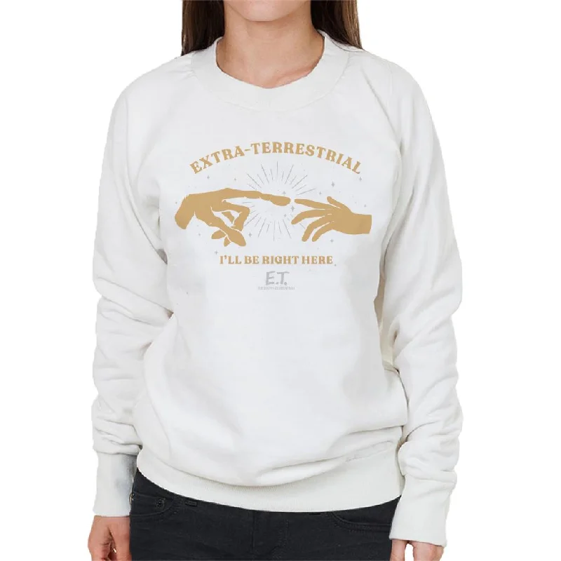 Special Price slim fit workout hoodieE.T. The Extra Terrestrial Ill Be Right Here Women's Sweatshirt Special Price slim fit workout hoodieE.T. The Extra Terrestrial Ill Be Right Here Women's Sweatshirt