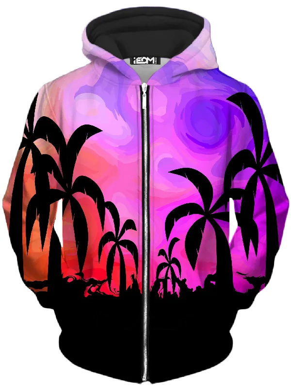 Unmissable Offer performance hoodieTropical Twilight Unisex Zip-Up Hoodie