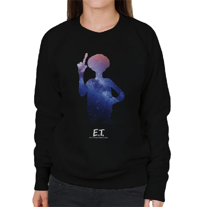 Extra Savings fashion gym hoodieE.T. Galactic Silhouette Women's Sweatshirt