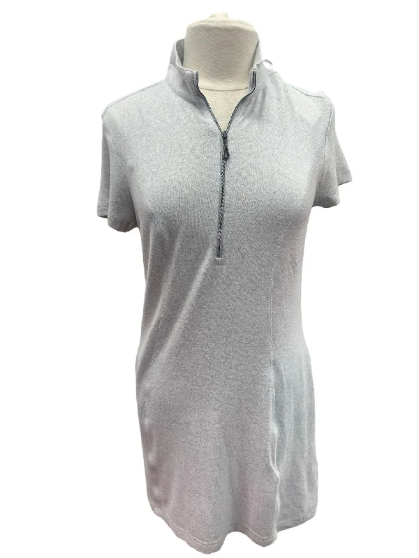 Buy Now mini dressmini dressGreg Norman Elodie Half-Zip Dress - Shark Grey Heather - Medium