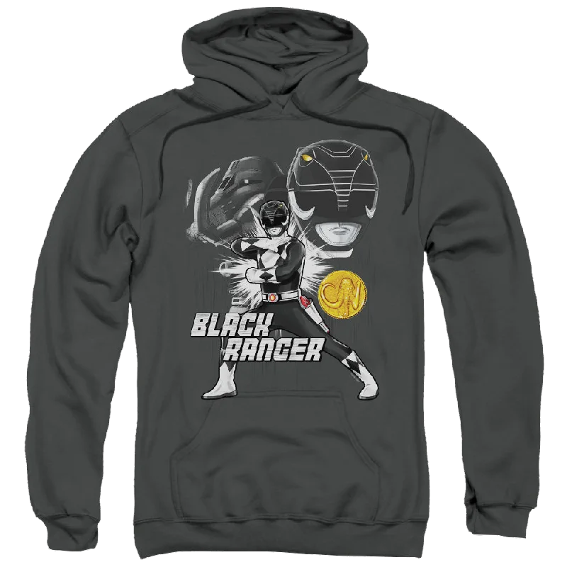 Super Deal graphic hoodieMighty Morphin Power Rangers Black Ranger - Pullover Hoodie