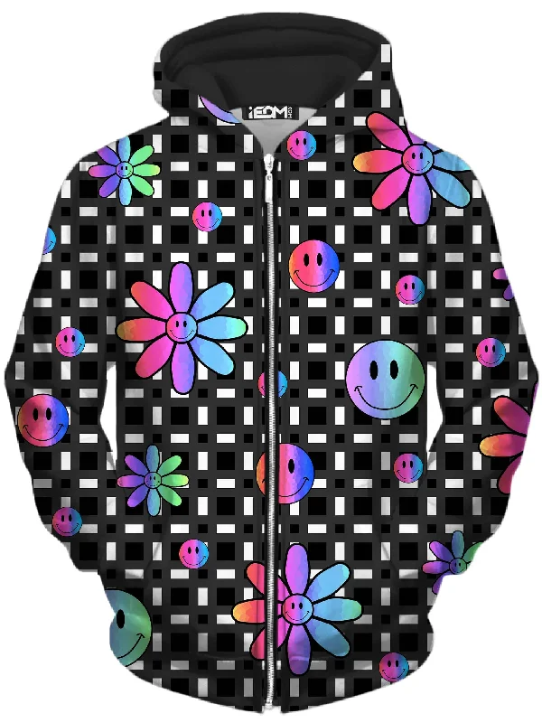 Clearance Sale lightweight hoodieSmiles All Around Unisex Zip-Up Hoodie