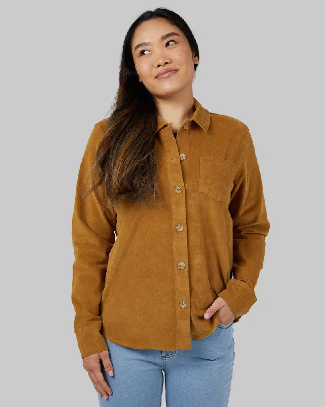 Price Break sporty outerwearWOMEN'S CORDUROY SHIRT JACKET