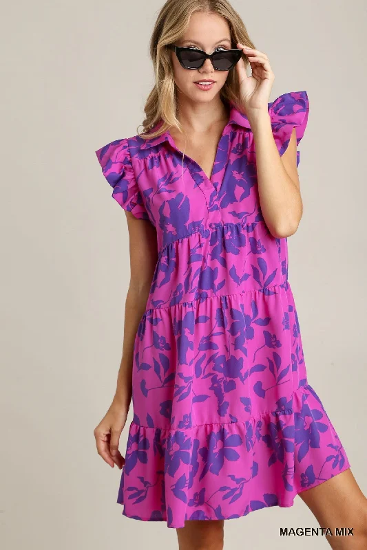 Early Bird Discount lace dresslace dress"Magenta"