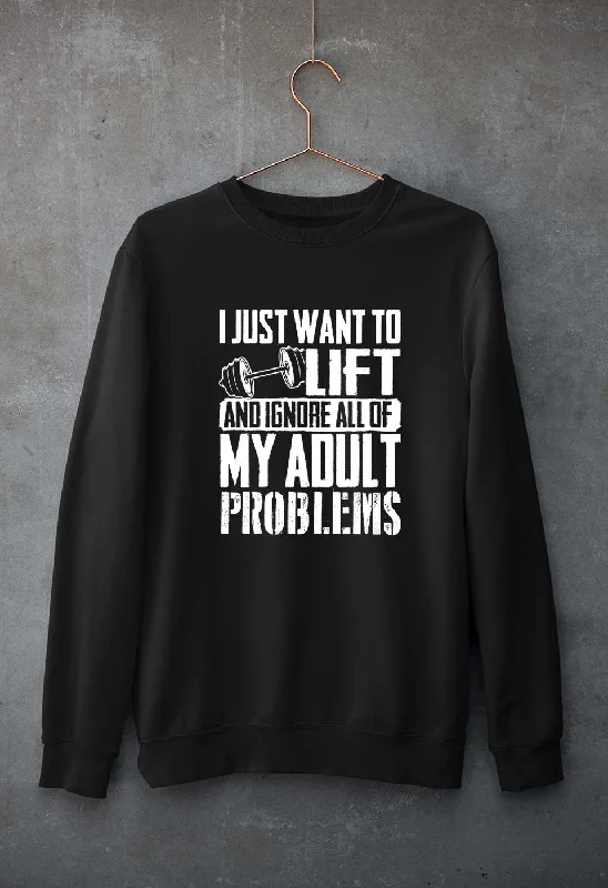 Weekend Deal smooth fit athletic sweatshirtGym Unisex Sweatshirt for Men/Women