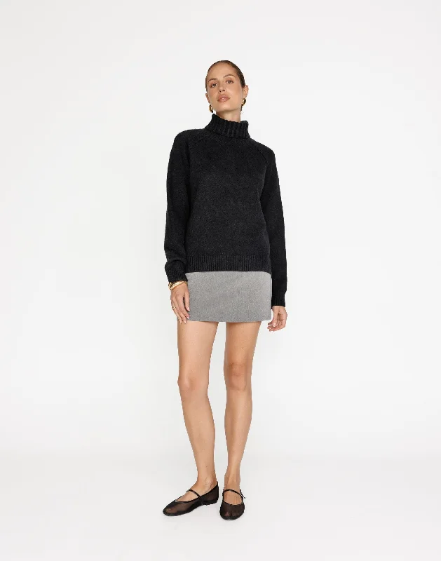 Best Bargains Nathalia Knit Jumper (Black)