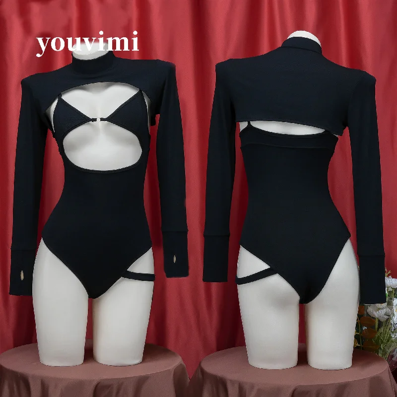Must-Have Deals open chest strappy swimsuit yv50538