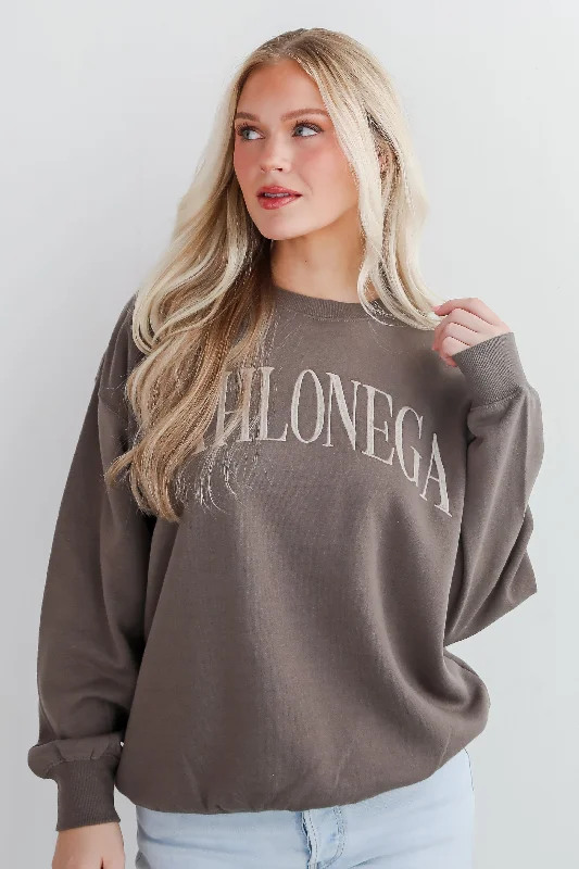 Shop and Save high-performance athletic hoodieMocha Dahlonega Embroidered Sweatshirt Shop and Save high-performance athletic hoodieMocha Dahlonega Embroidered Sweatshirt