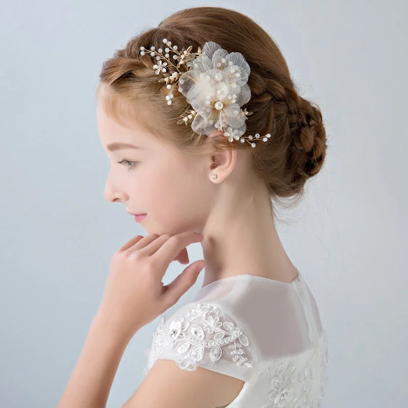 Final Clearance elegant dresselegant dressWedding Hair Accessories for Kids, Flower Girl Hair Accessory, Princess Headpiece Flower Girl Headpiece  Accessories for Birthday Party 670148158124