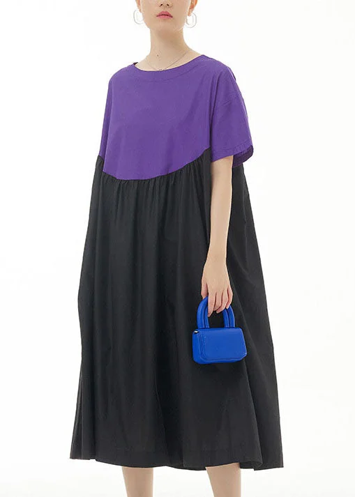 Unbeatable Prices comfy maxi dresscomfy maxi dressSimple Purple O Neck Wrinkled Patchwork Cotton Dresses Summer Unbeatable Prices comfy maxi dresscomfy maxi dressSimple Purple O Neck Wrinkled Patchwork Cotton Dresses Summer