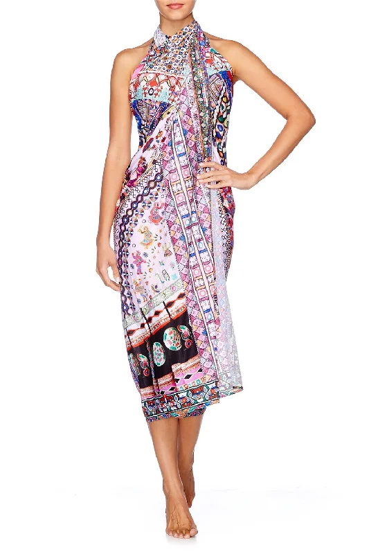 Massive Deals LONG SARONG KALBELIA QUEEN PINK